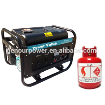 1kw to 6kw Small Natural Gas lpg generator price in india